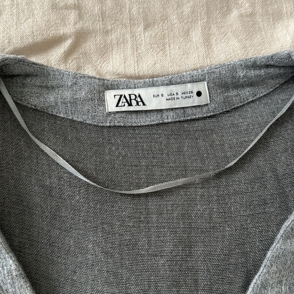 ZARA Peplum Button Down Tunic - Picture 2 of 3